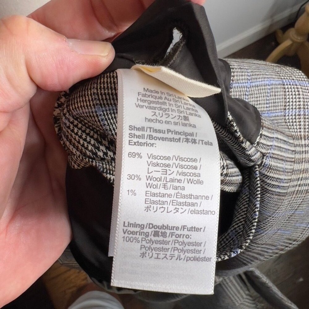 Madewell $238 The Kline Blazer Cooper Plaid Size 10 NS377 - Picture 13 of 14